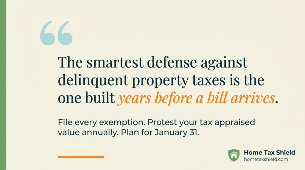 Protest your tax appraised value annually