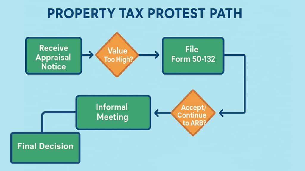 Property Tax protest path