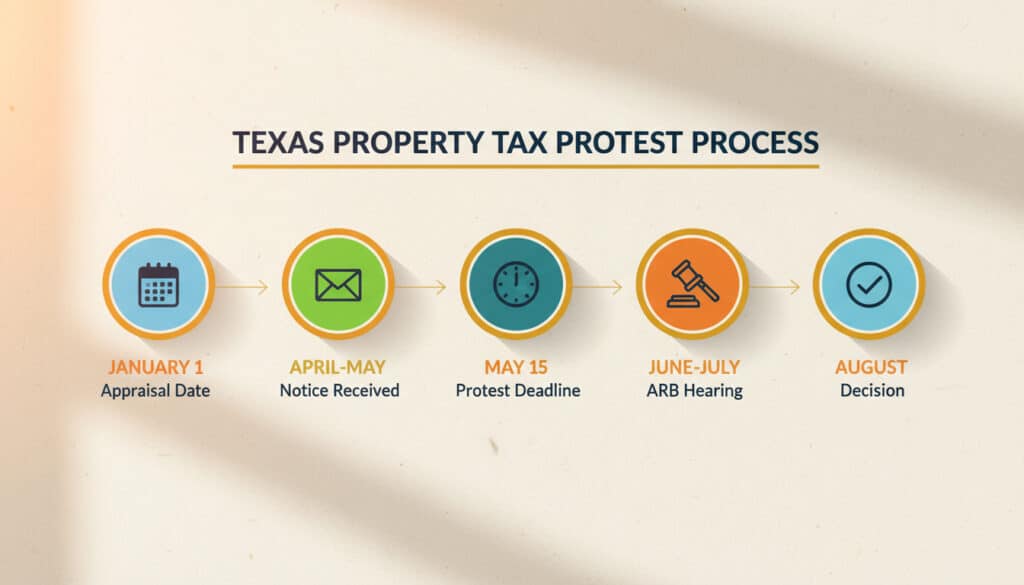 Texas property tax protest process