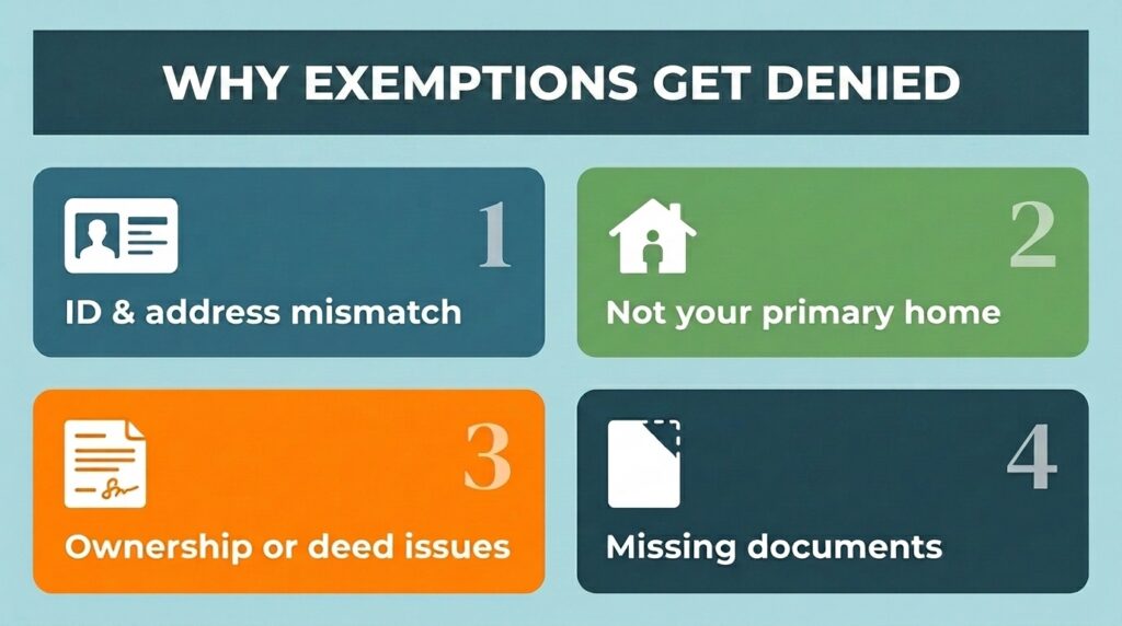 Why exemptions get denied