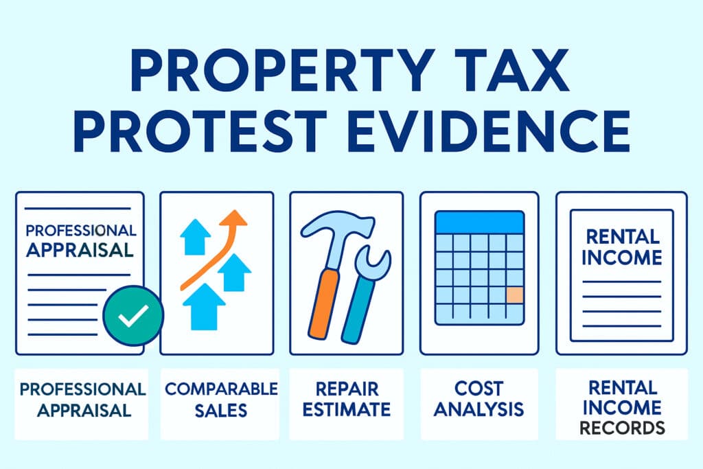 Property tax protests evidence