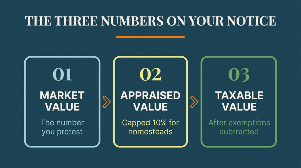 property appraisal notice Texas