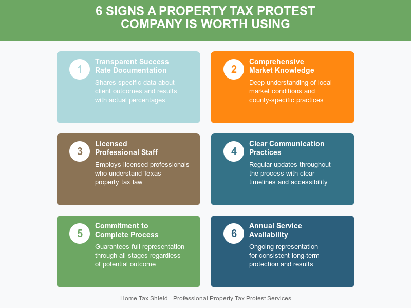 six signs a property tax protest company is worth using