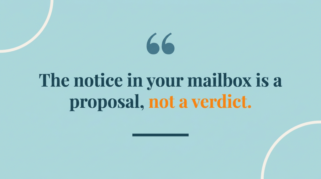 property appraisal notice Texas