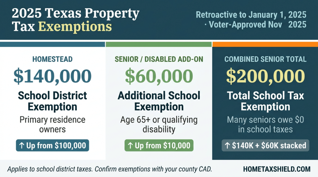 2025 Texas property tax exemptions