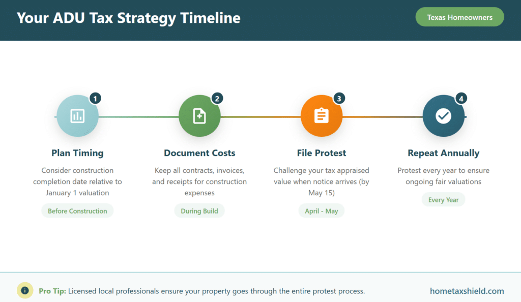 ADU tax strategy timeline