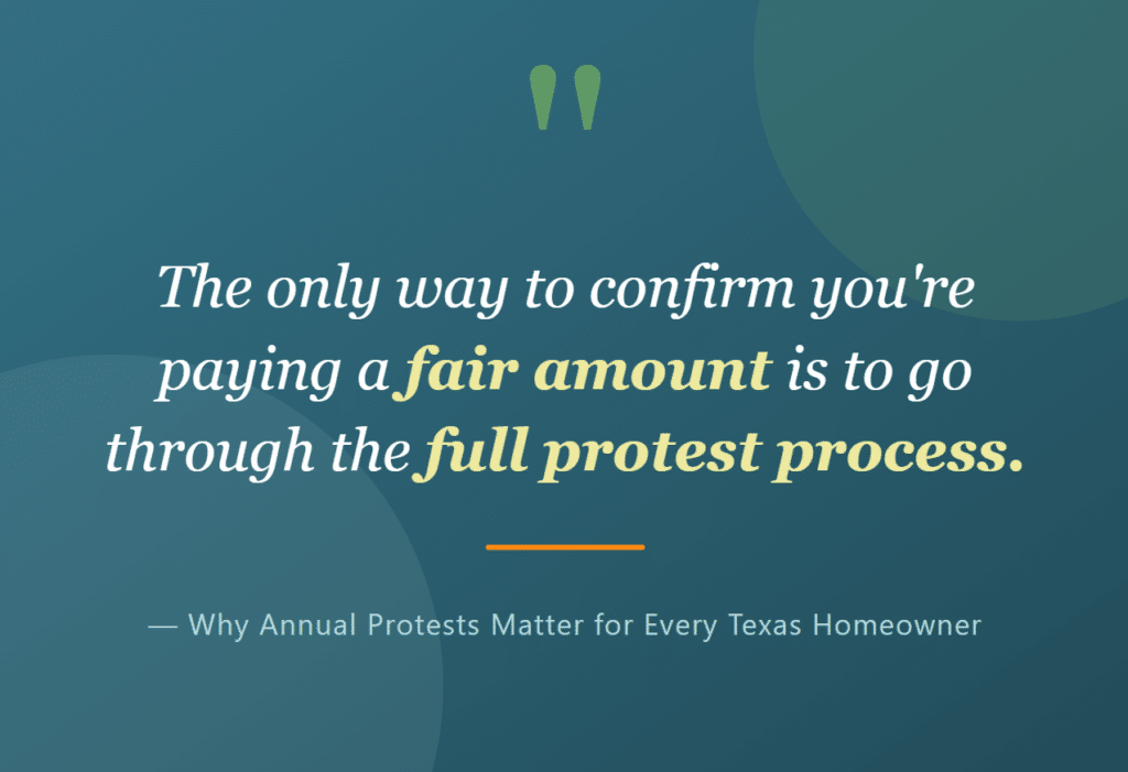 Why annual protests matter for every Texas homeowner