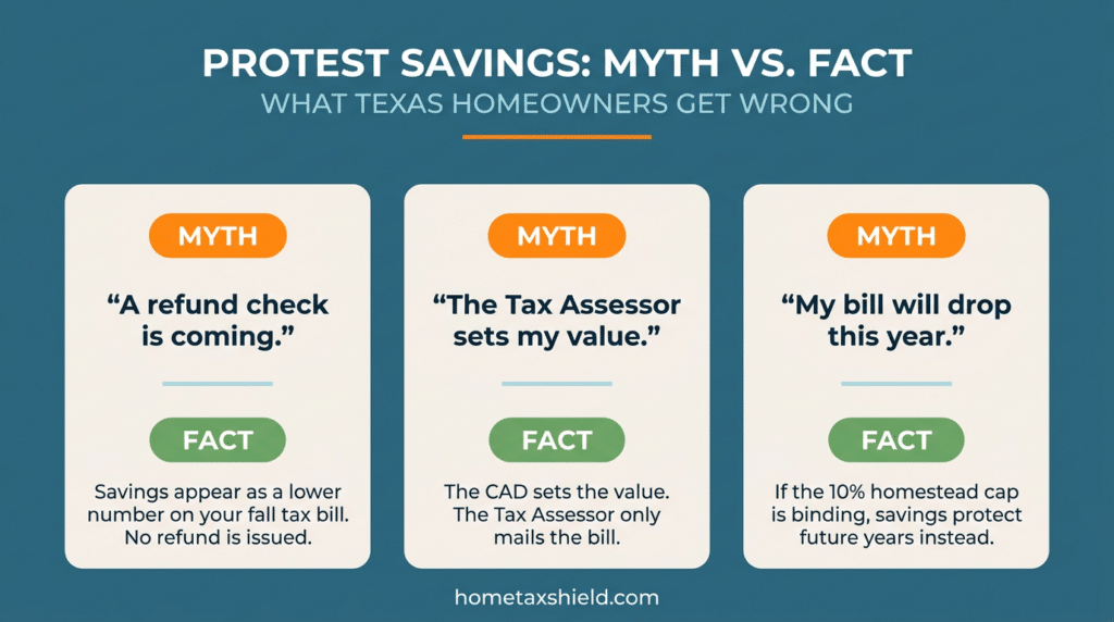 Protest savings: What texas homeowners get wrong