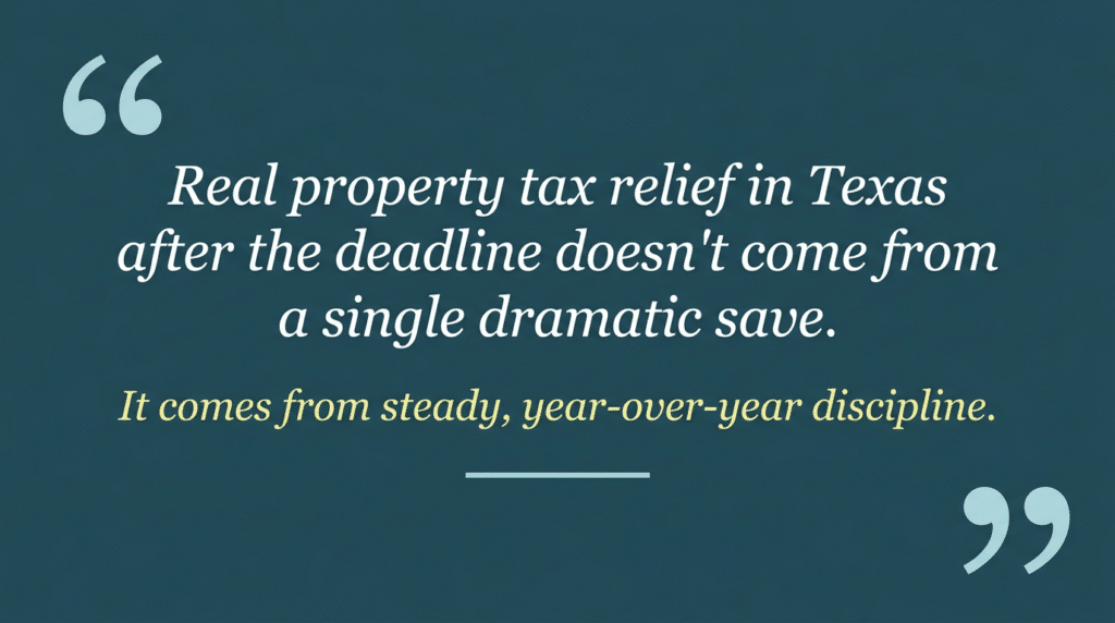 Property tax relief in Texas