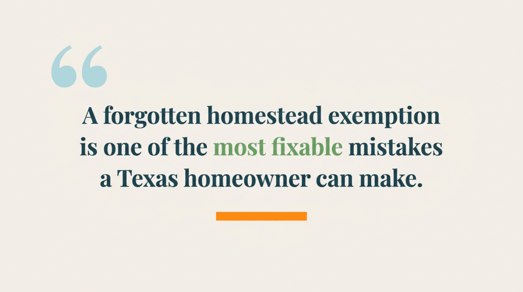 homestead exemption texas