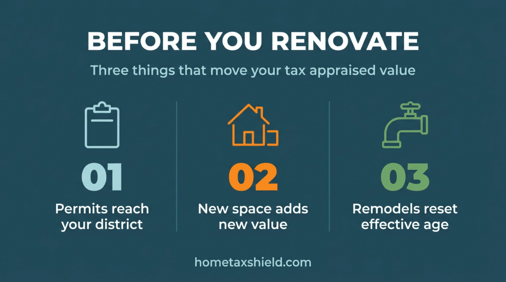 home improvements property taxes Texas